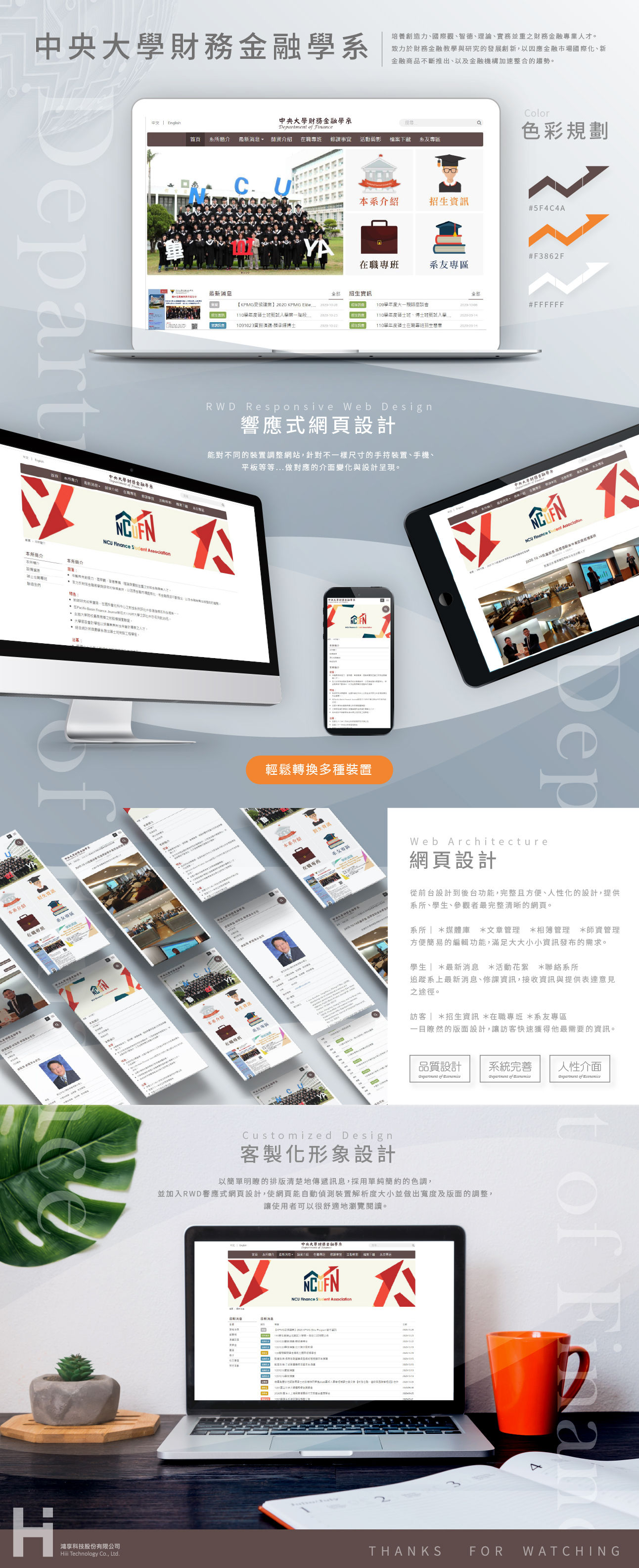 桃園網頁設計-中央財務金融學系