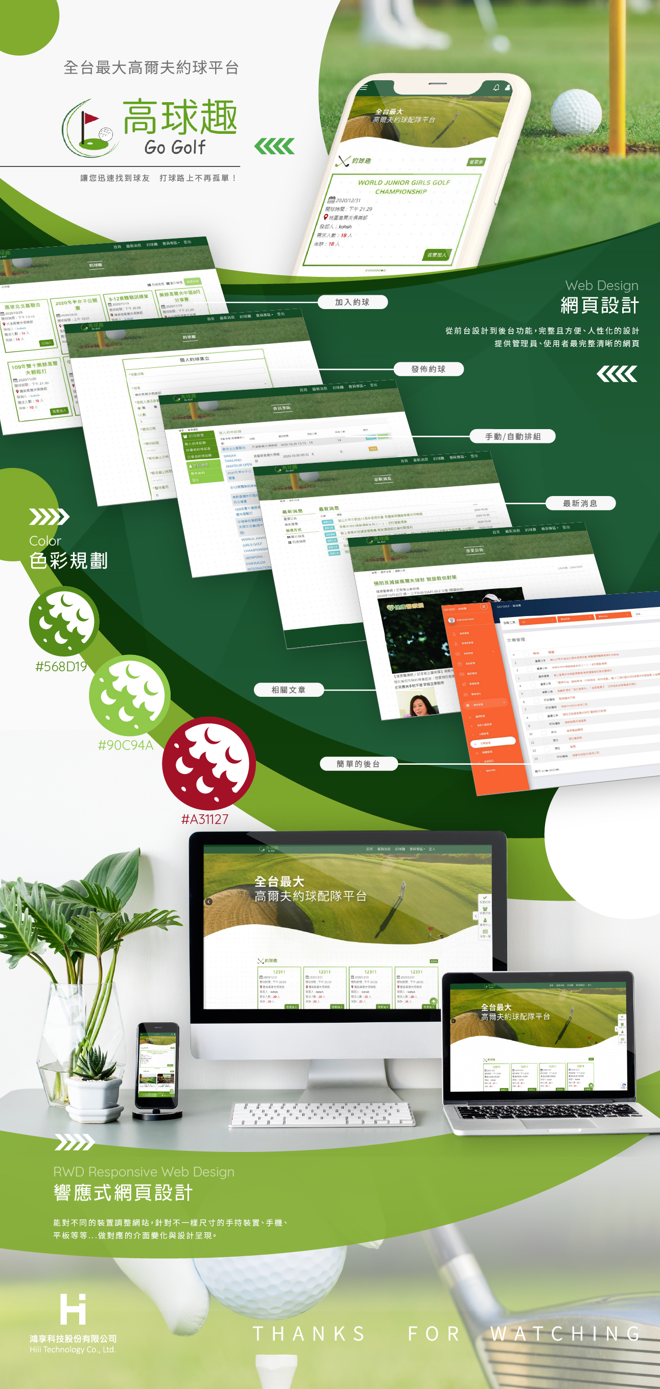 桃園網頁設計-GoGolf高球趣
