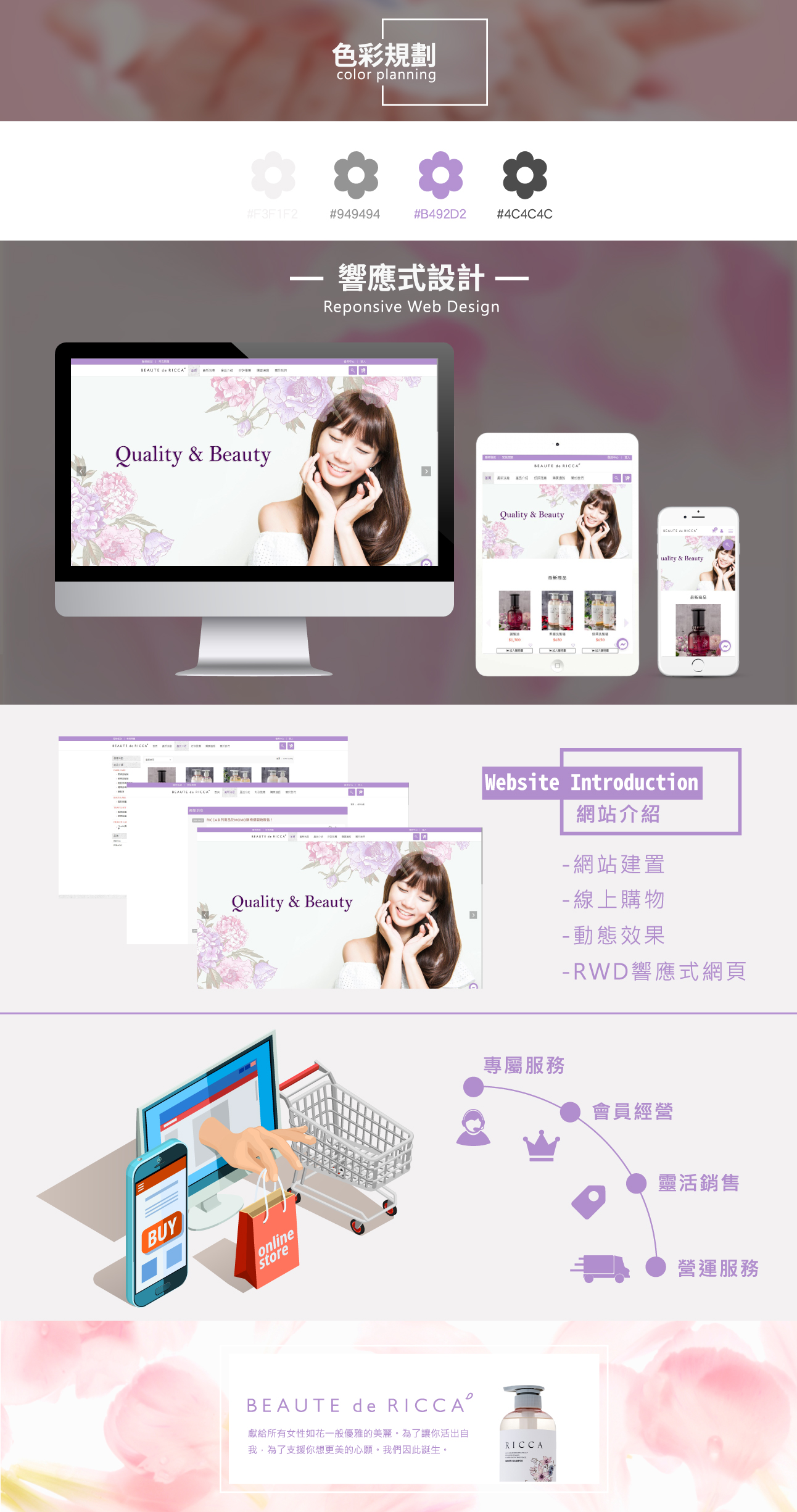 BEAUTE de RICCA購物網