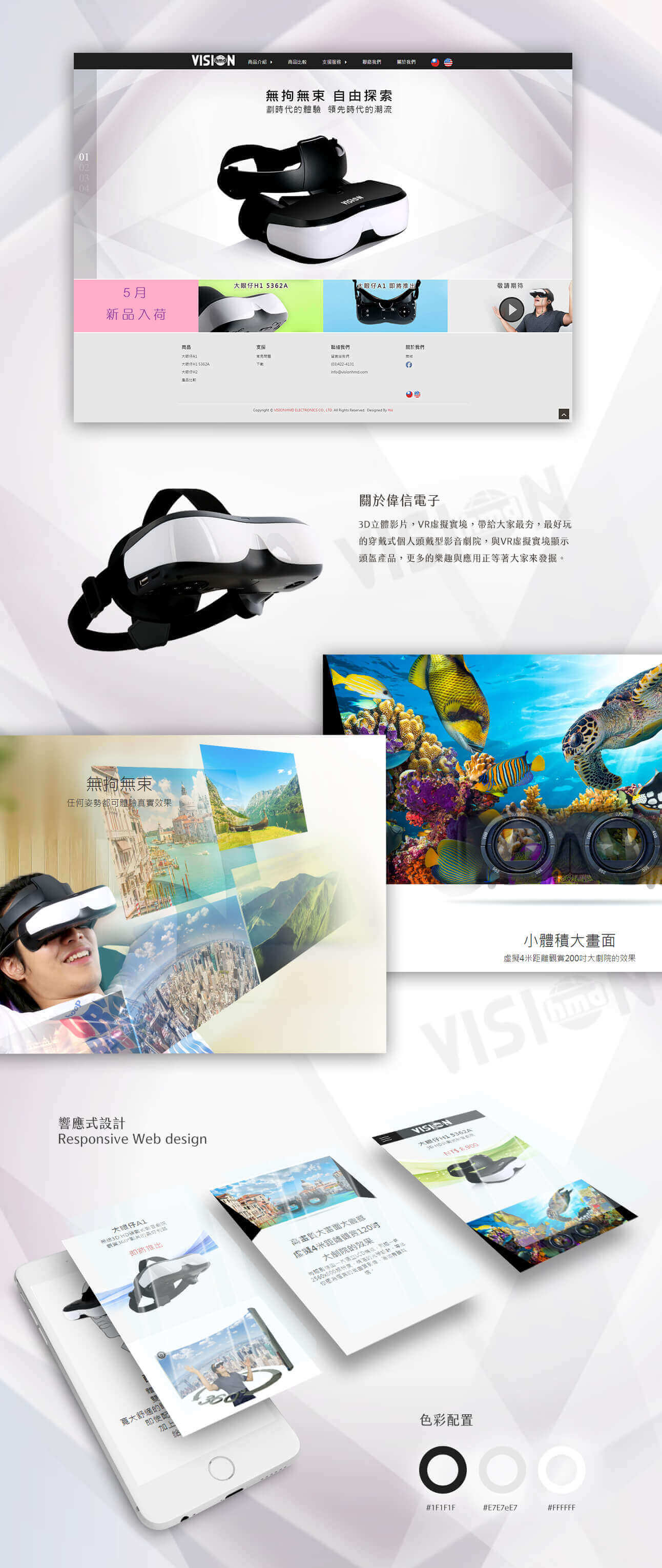 桃園網頁設計-偉信電子